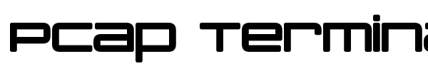 PCap Terminal font preview